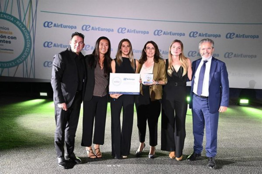 En España, Air Europa recibe un nuevo premio por su proyecto Air Europa ON